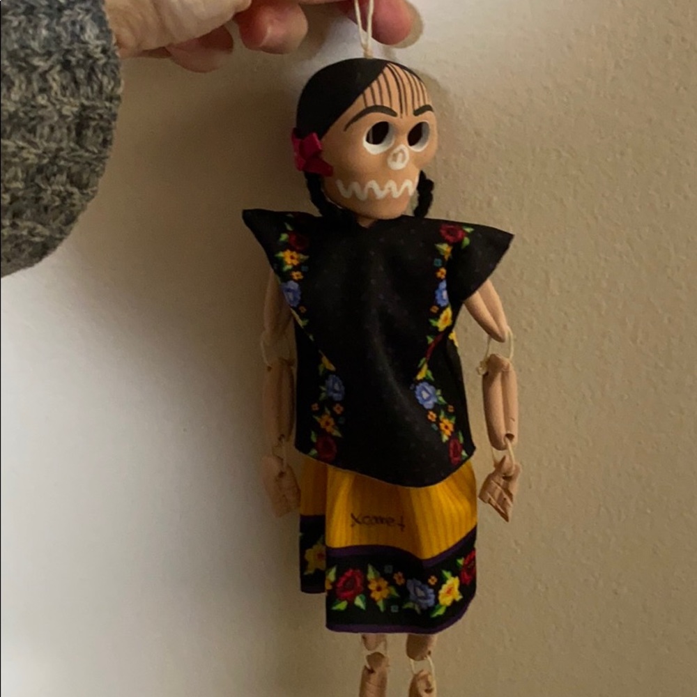Day of the dead wall doll